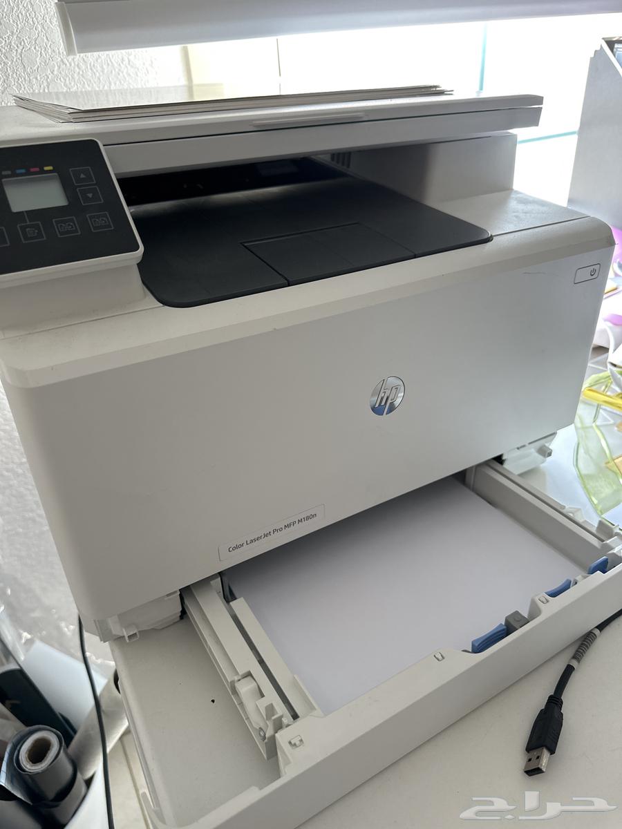 طابعة hp laser ليزر MFP M180n63037850376194111