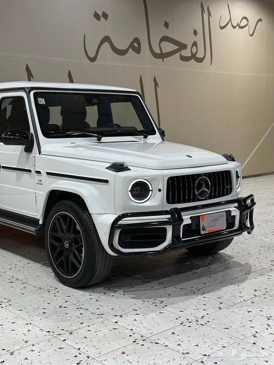White G-Class G500 2019. Radar Al-Fakhama63051056351233111