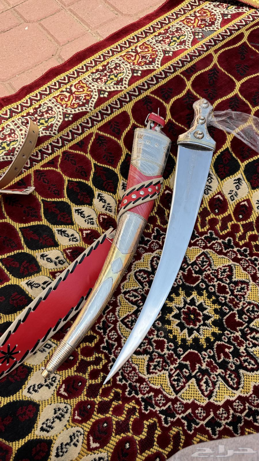 Side skirt made of Shemagh fabric with a special design63051242222466113