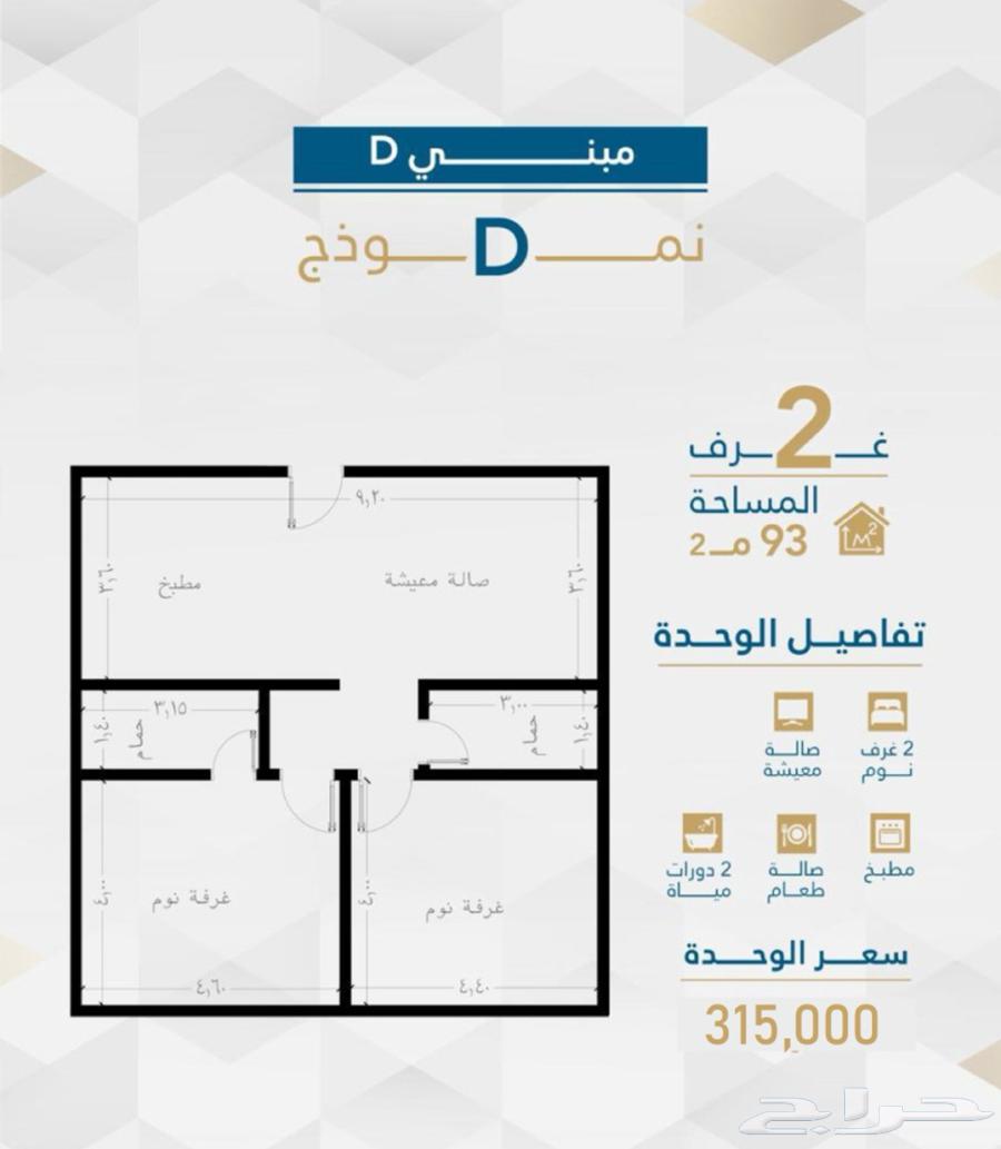 شقق تمليك في درب الحرمين للسكن والاستثمار خلف السلام مول63013827700610112