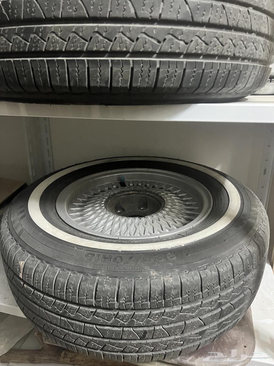 4 جنوط صابونة للبيع 3 بكفرات مستعملة630443888739871121