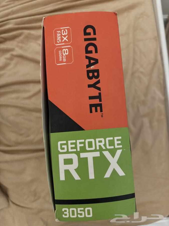 RTX 3050 graphics card from NVIDIA with three fans and 8GB of memory63032044433539113