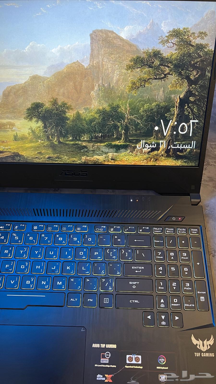 Gaming laptop with good frame rates and the device is clean63029466010241112