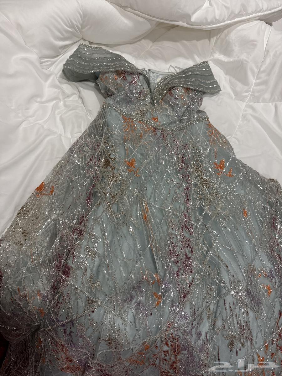 فستان سهره. نظيف. استخدام مره واحده. مقاس 16. يلبس لارج وا63029026664194111