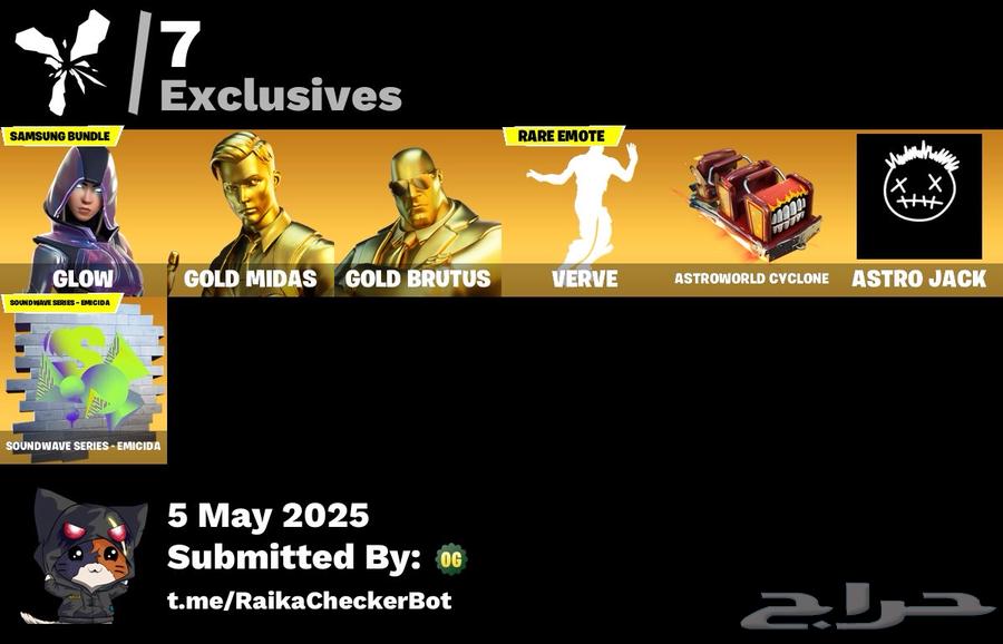 Fortnite account 135 skin glow63027702315523114