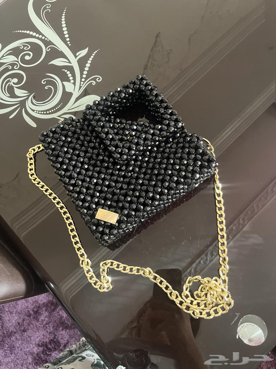 شنطة خرز هاندميد كريستال63027690795267111