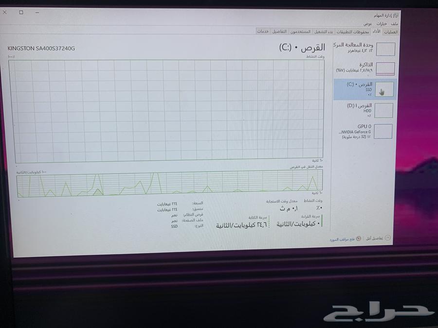 بي سي معالج Intel(R)Core(TM)i3-9100F CPU  3.60GHz63025971024770111