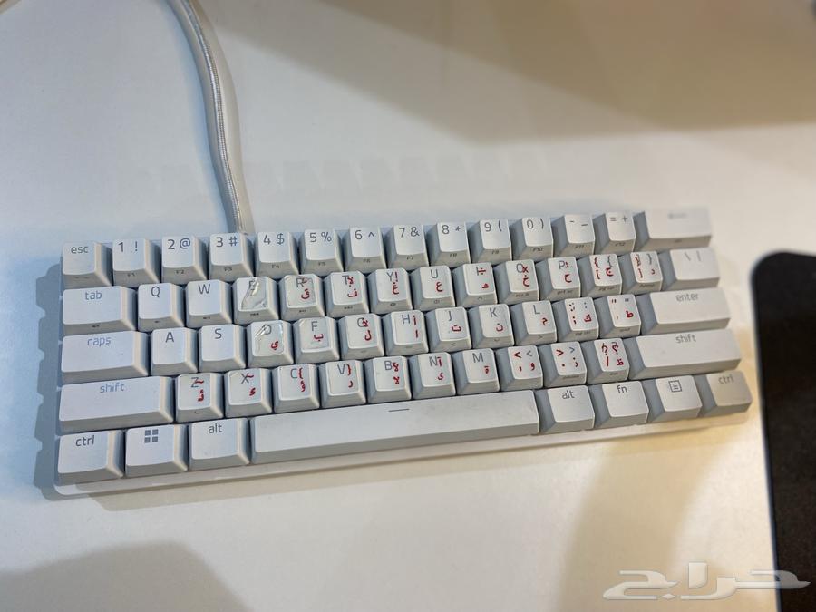 كيبورد Razer Huntsman Mini (موديل RZ03-0339) - أبيض63025538992769118