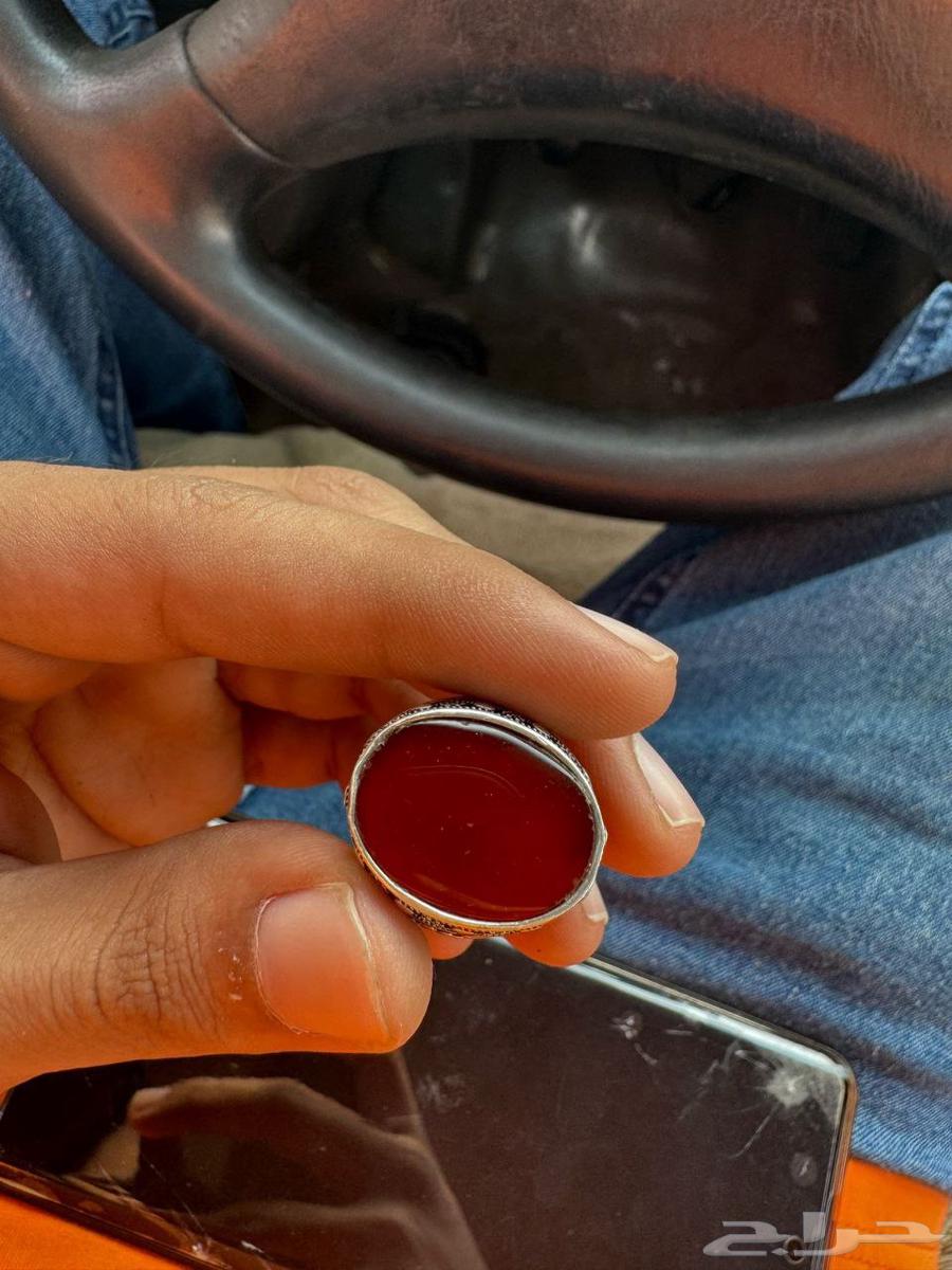 خاتم فضه عقيق63028144361985116