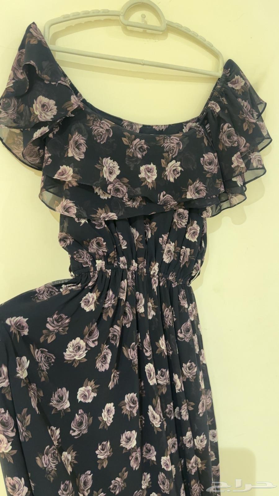 Chiffon dress, French model, elegant and soft to wear, for sale 50 riyal63022889676418111
