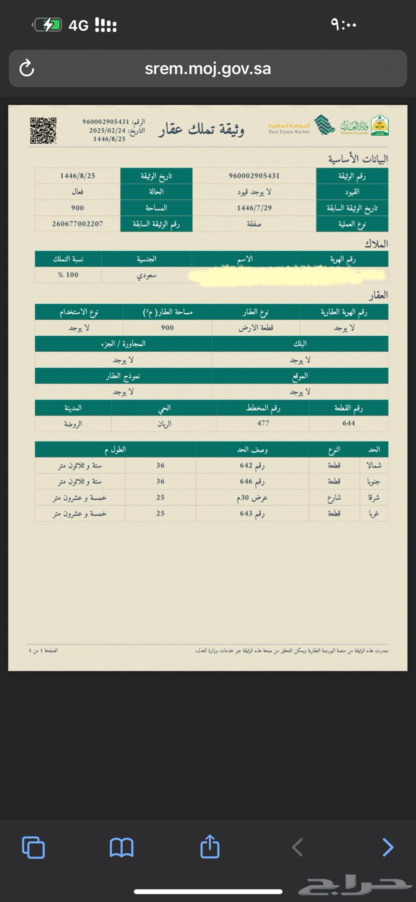 ارض تجارية بعرض ذهبي63012482476033114