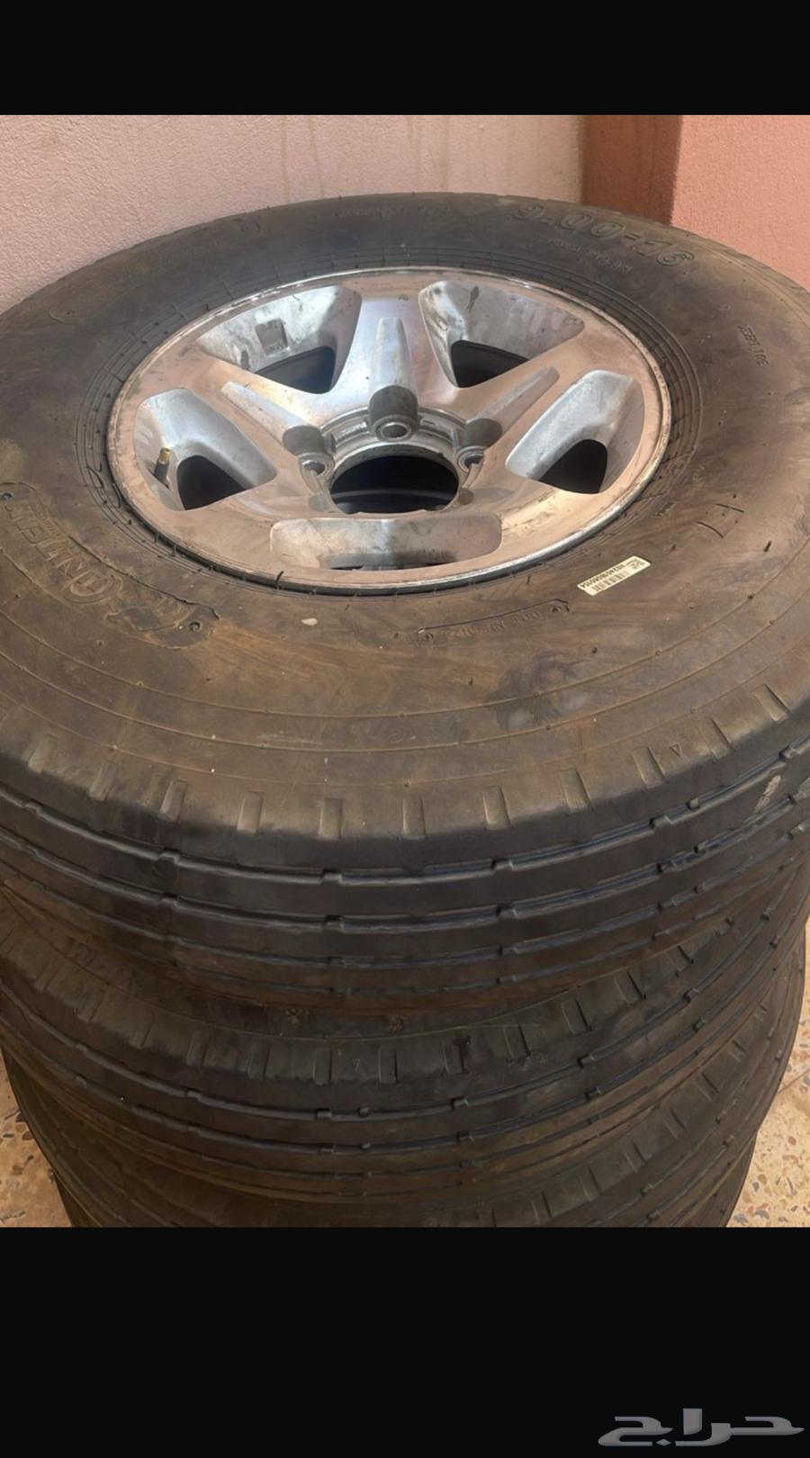 جنوط كروم وكالة شاص اربع مع كفرات بوالين بالون طقم اربع63026646311170111