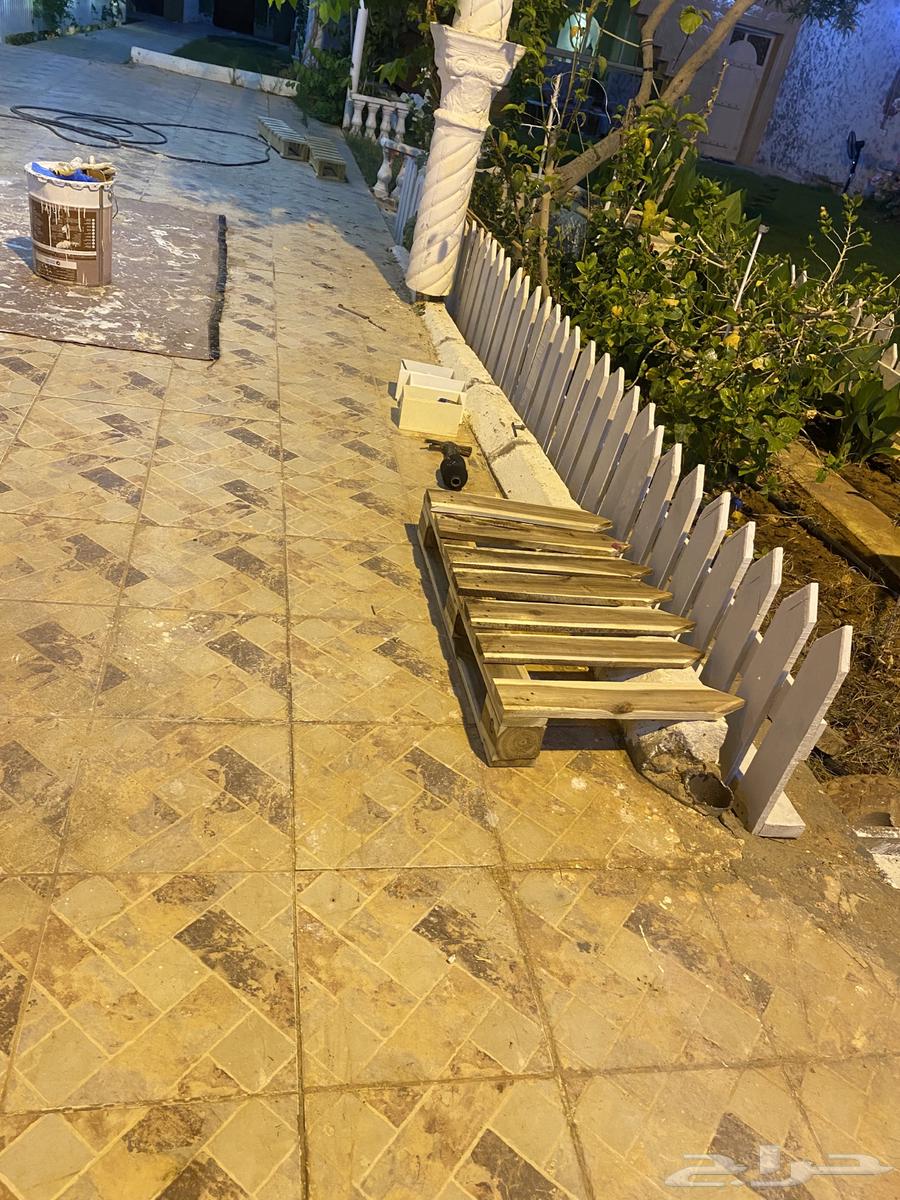 سياج اشجار حزامين مع التركيب والدهان630258149658911116