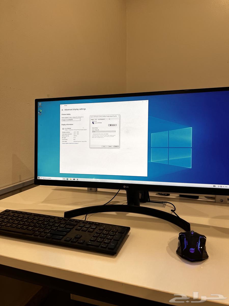 PC, monitor, mouse and keyboard for design or gaming630193487545621120