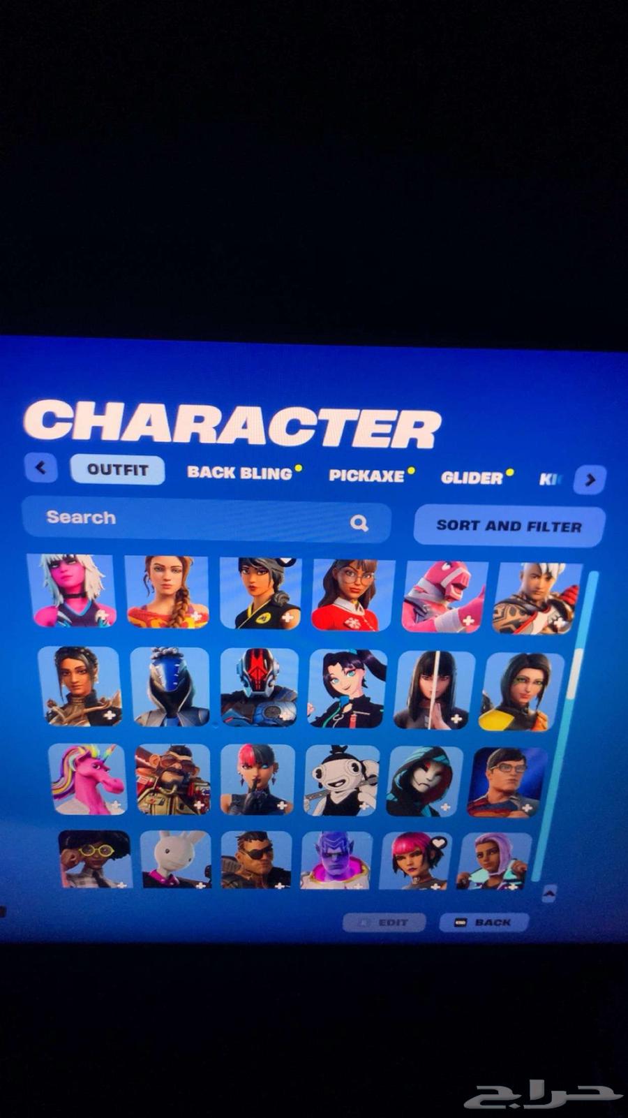 حساب فورت نايت 190 سكن رخيص63017555613441114