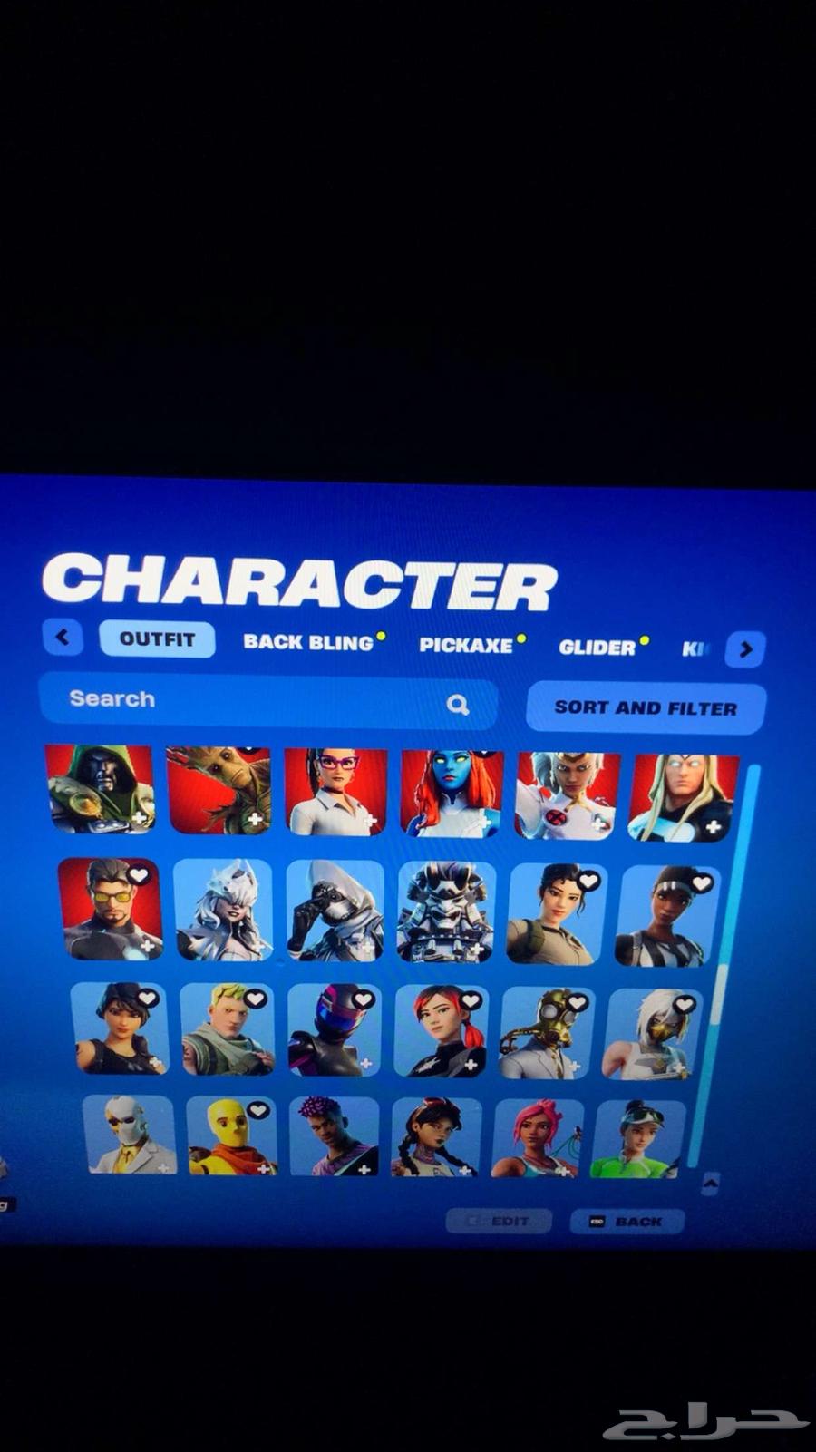 حساب فورت نايت 190 سكن رخيص63017555613441112