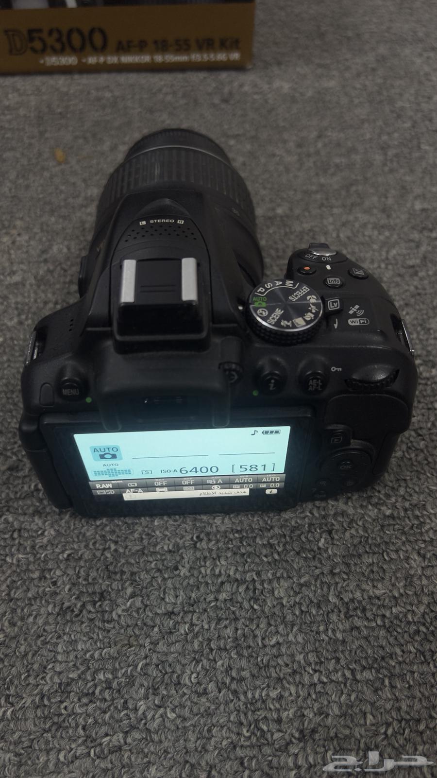 للبيع  كاميرا Nikon D5300 مع عدسة 18-55mm63017100912001113
