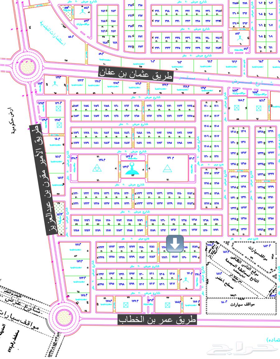 Residential land in the Royal Yasmine District, Plot 1692, Al-Majmaah630133928343071114