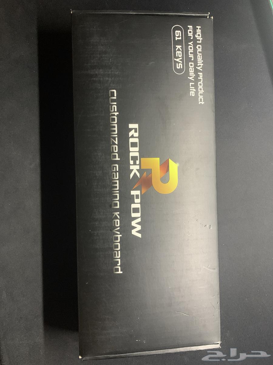White and Black 60 Gaming Keyboard from Rock Pow63017593486595111