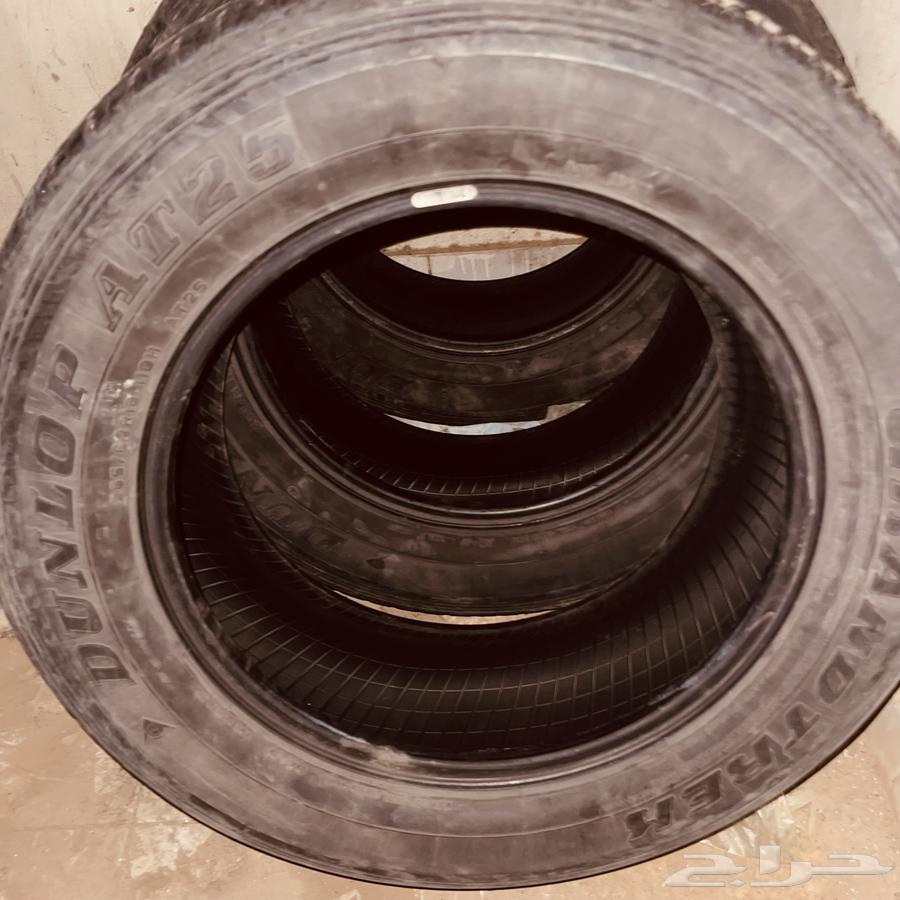 كفرات نص عمر عدد 3 دنلوب 265 60 1863016551715201112