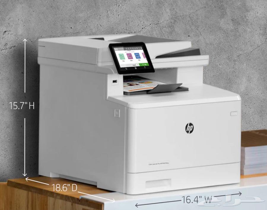 طابعه Hpكبيره HP Printer Color LaserJet Pro M479FNW W1A78A63015424573697111