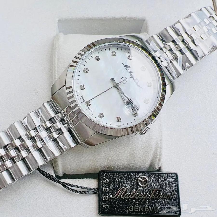 ساعة Mathey Tissot جديدة مخزنة 10 سنوات لم تستخدم63014995079682111