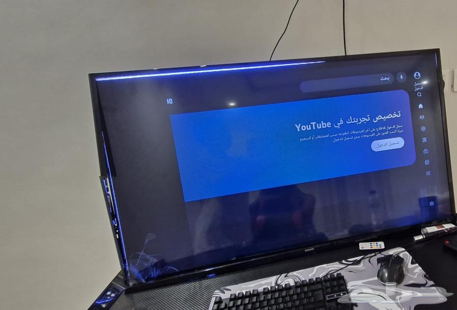 Samsung screen broken 55 inch the break is as shown in the picture 45063012238933891112