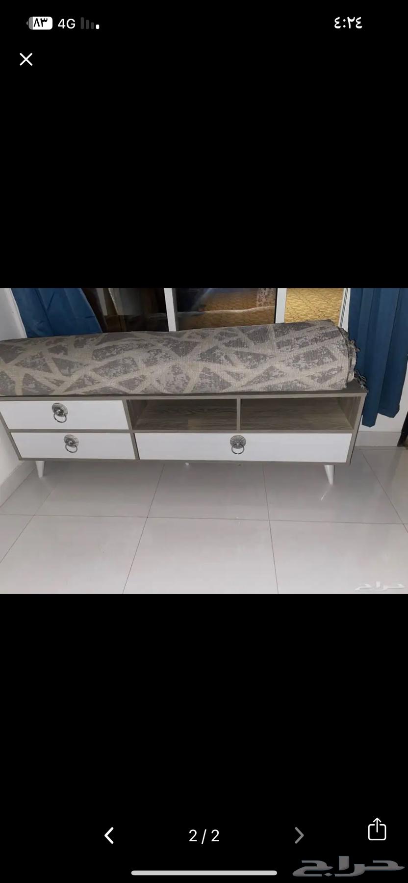 طاوله تلفزيون وطاوله خدمه وسطيه63410588476673111
