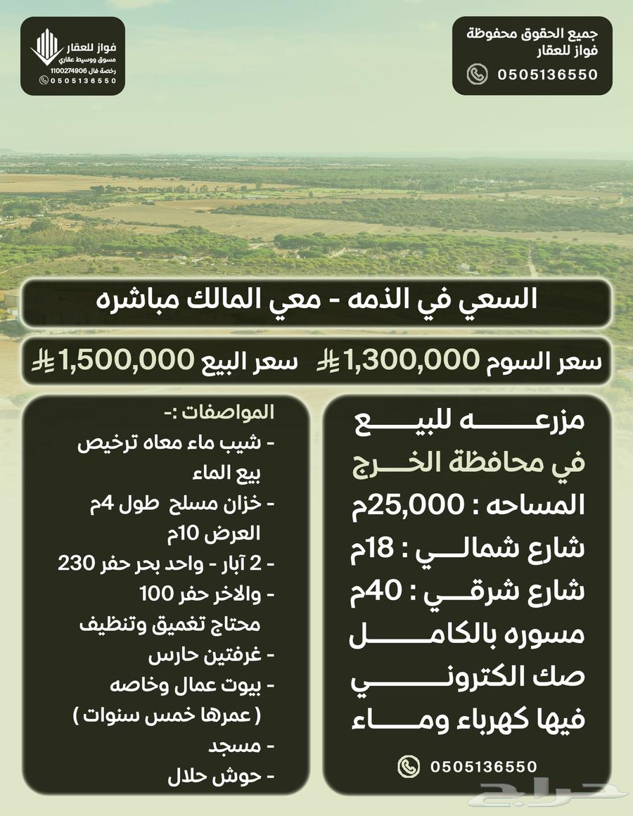 مزرعة للبيع