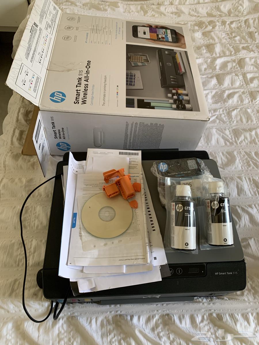 طابعة hp smart tank 515 للبيع جديدة والحبر جديد63422368638723111