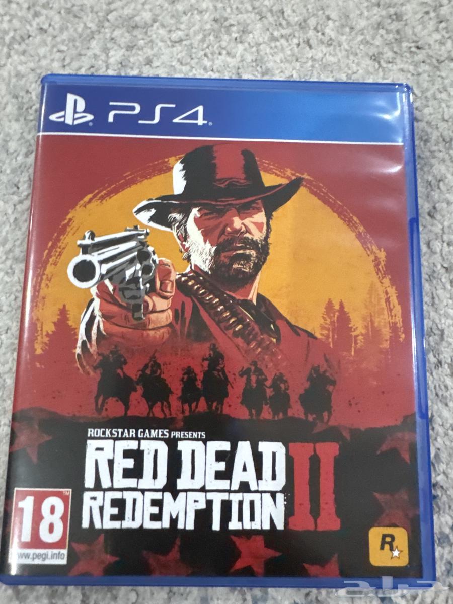 شريط سوني 4  red dead 2 redemption جديد634215346521621129