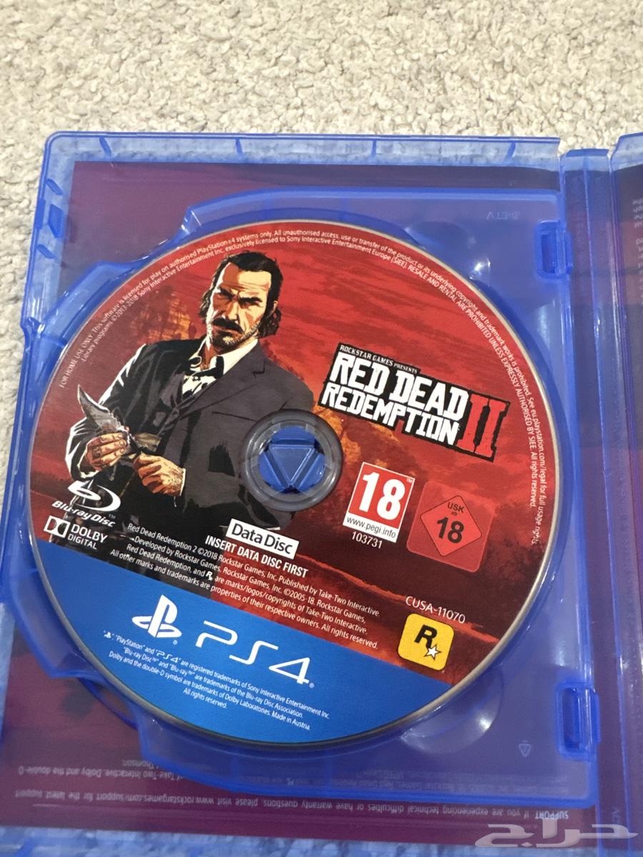 شريط سوني 4  red dead 2 redemption جديد63421534652162112