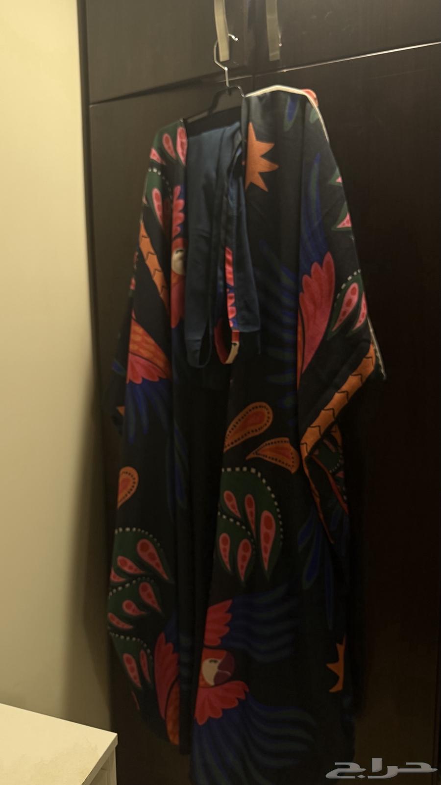 Dark navy blue abaya, size 5463414676682115111