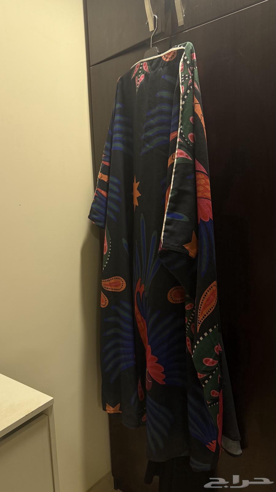 Dark navy blue abaya, size 5463414676682115112