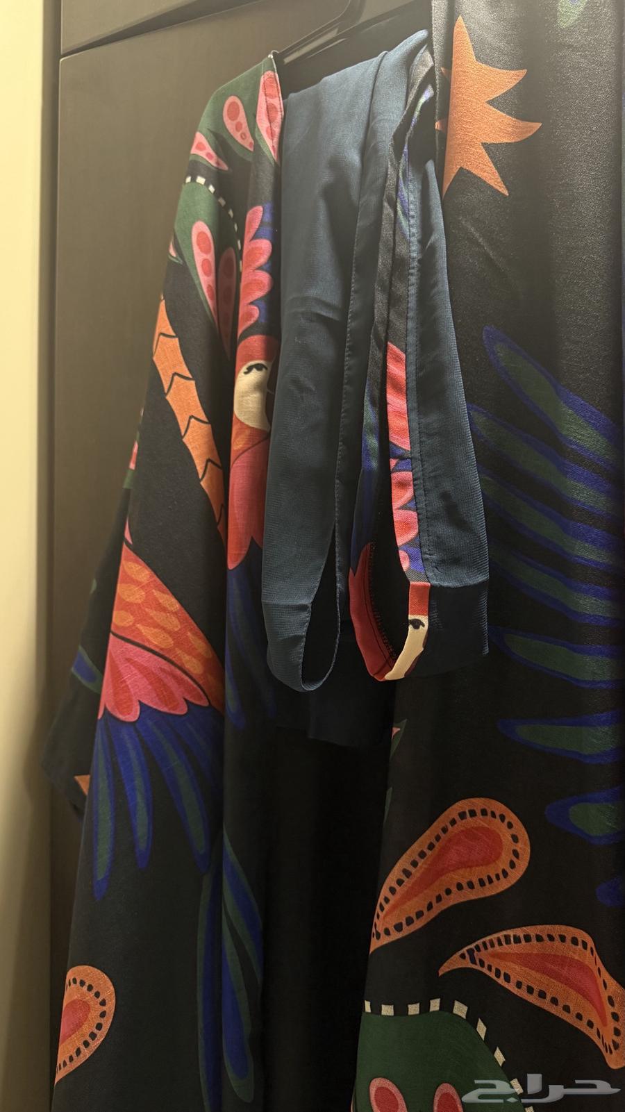 Dark navy blue abaya, size 5463414676682115114