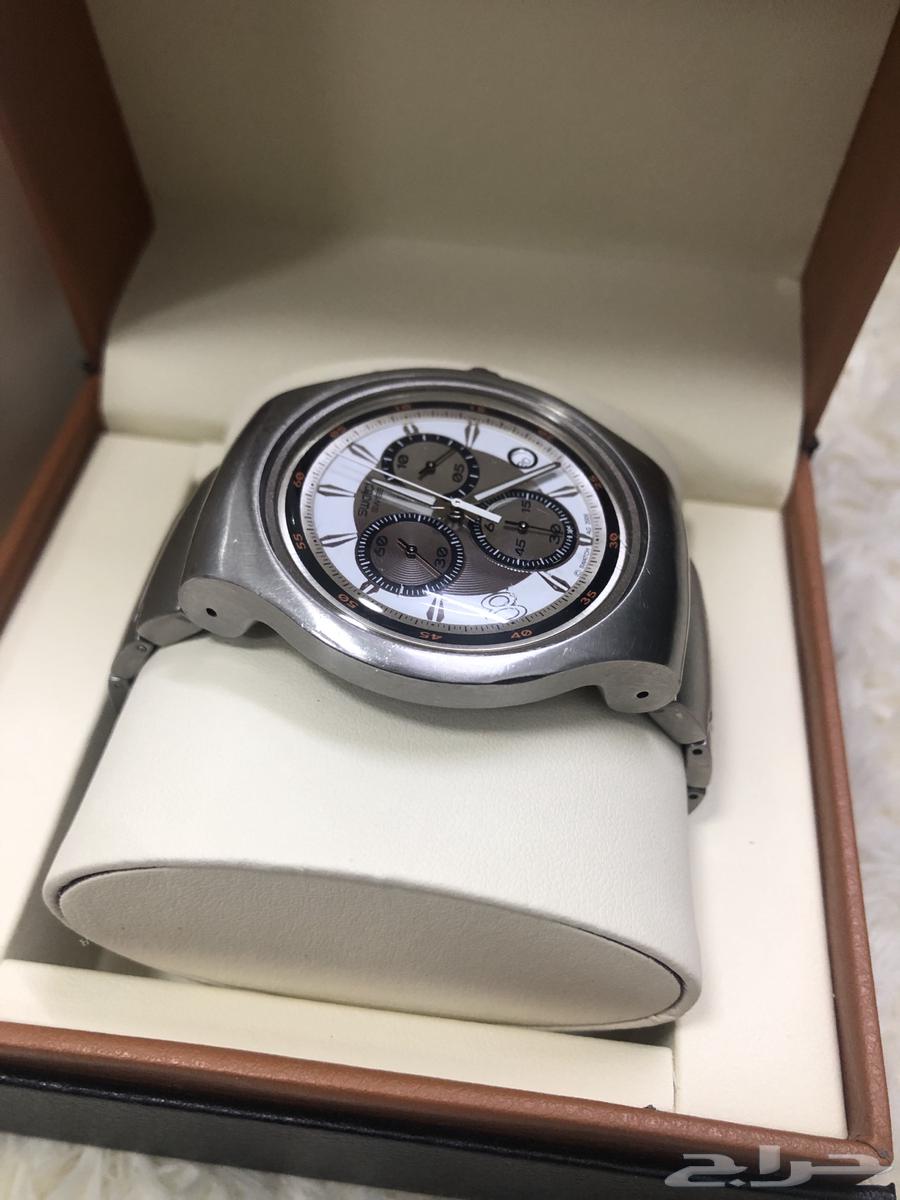 ساعة سواتش أصلية مقاس 46 Swatch63419705524481112
