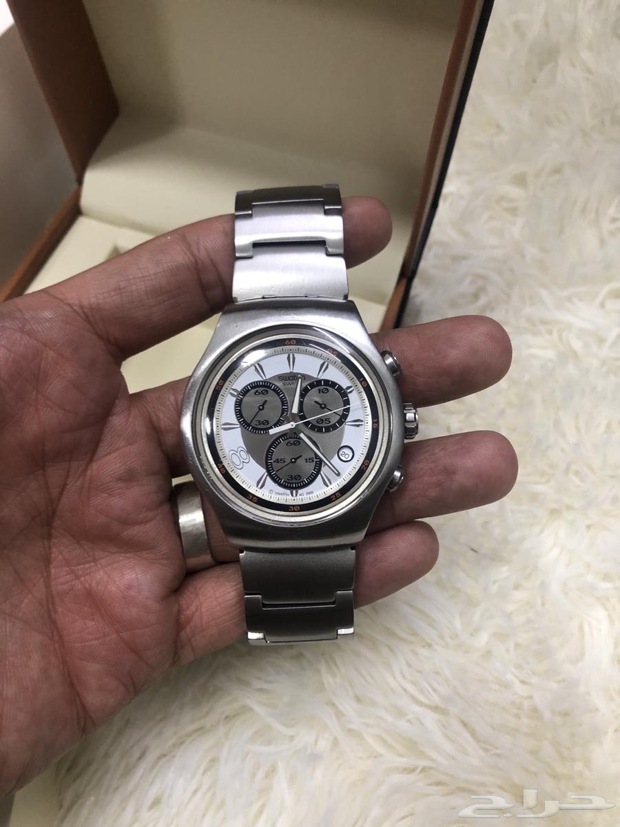 ساعة سواتش أصلية مقاس 46 Swatch63419705524481113
