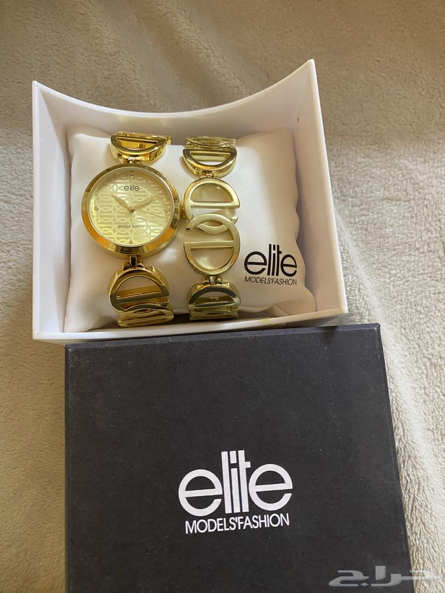 ساعه نسائيه ماركه elite مع اسواره جديده634133056288021126