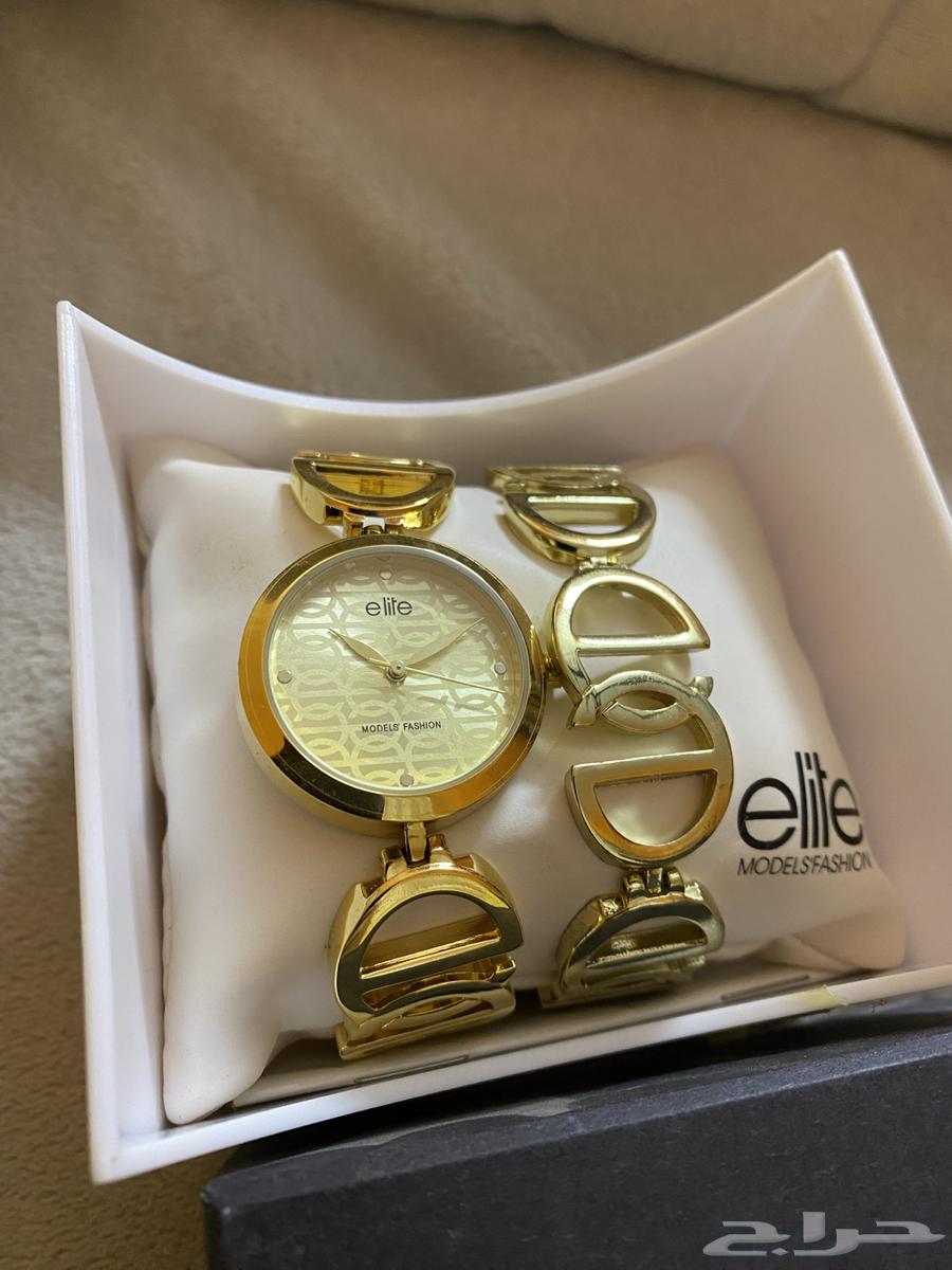 ساعه نسائيه ماركه elite مع اسواره جديده63413305628802111