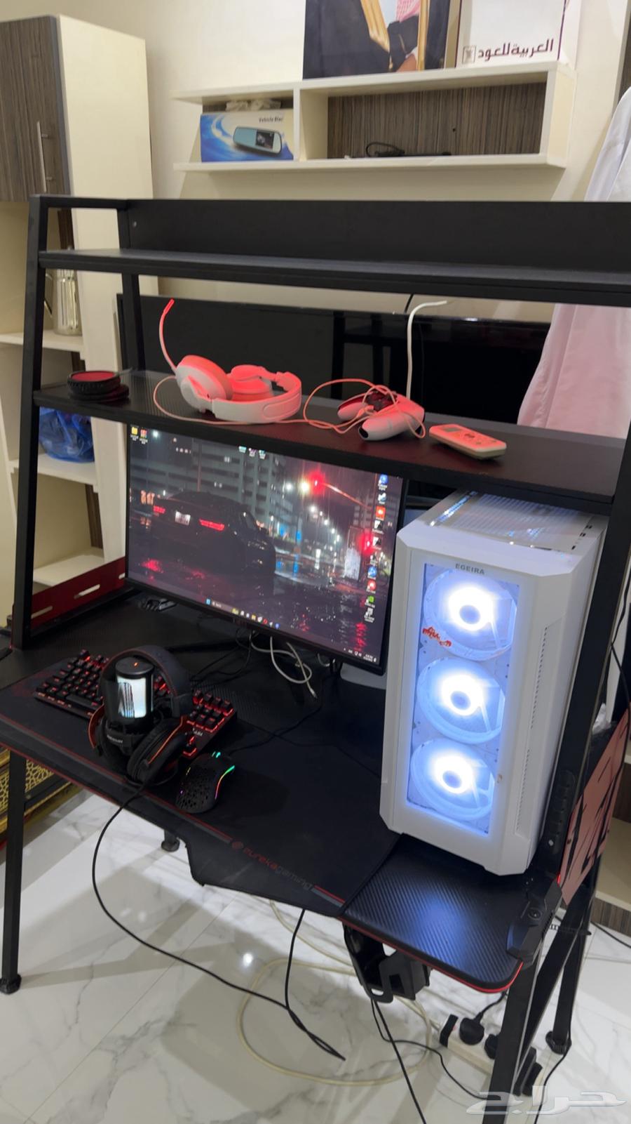 Complete gaming setup with all its accessories PC63409291039745111