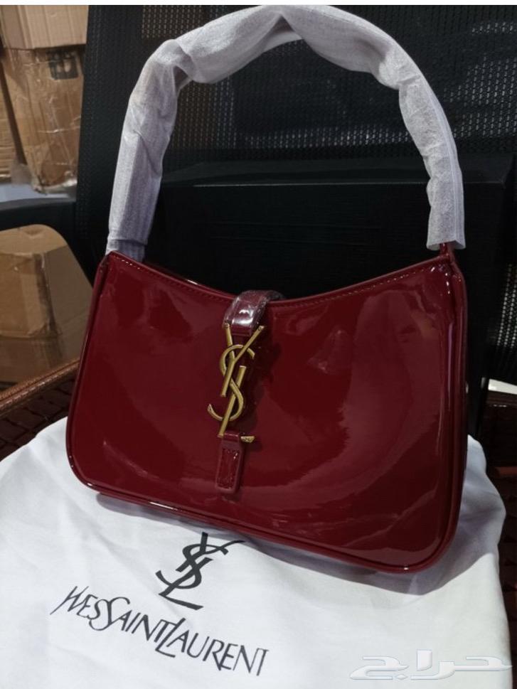 YSL Burgundy Saint Laurent bag634111916864021120