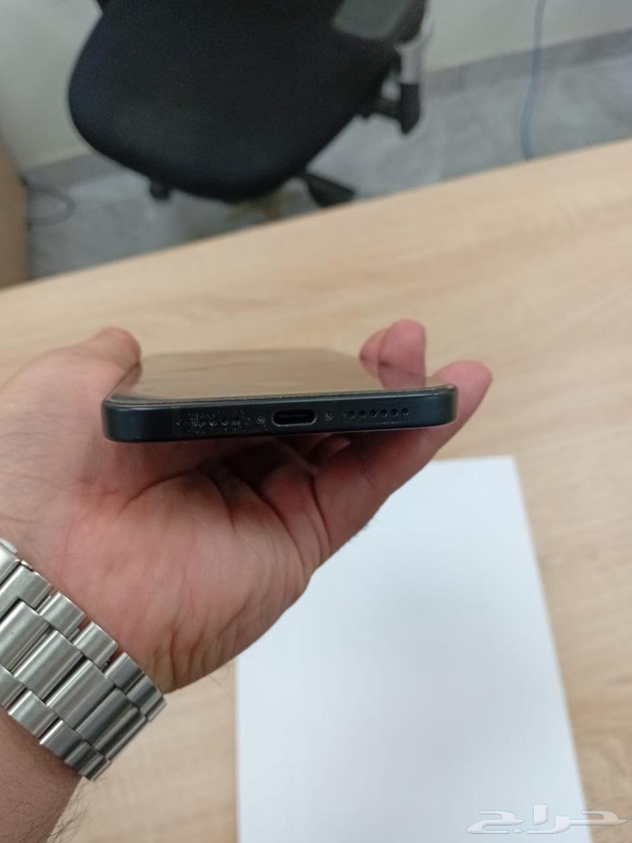 آيفون 15 بلس 96  بطارية 128 جيجابايت  حالة ممتازة  أسود63411637721218114