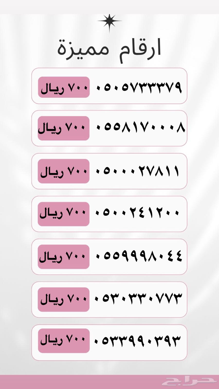ارقام مميزة سوا للبيع من الاتصالات63402880281601114