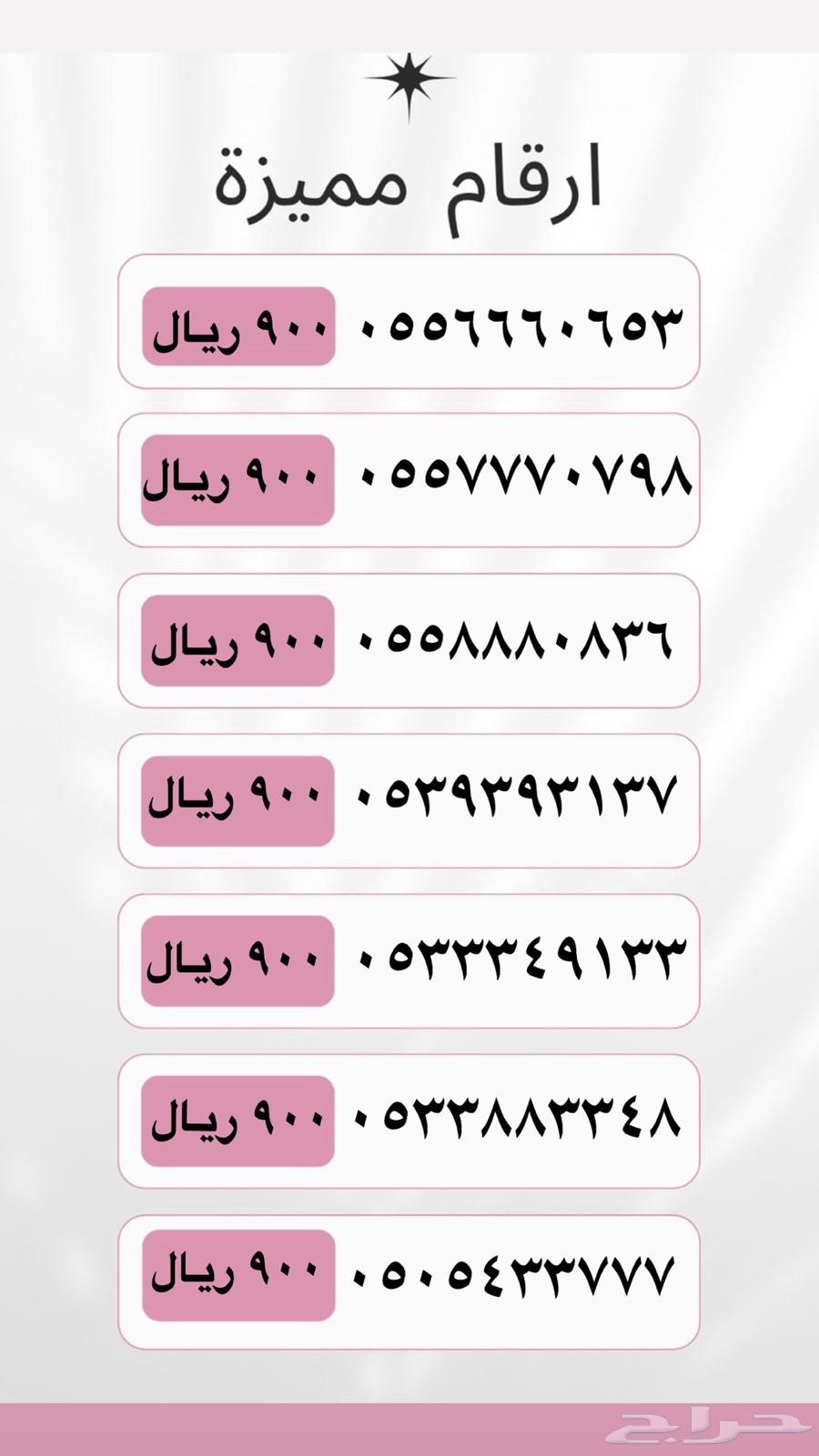 ارقام مميزة سوا للبيع من الاتصالات63402880281601111