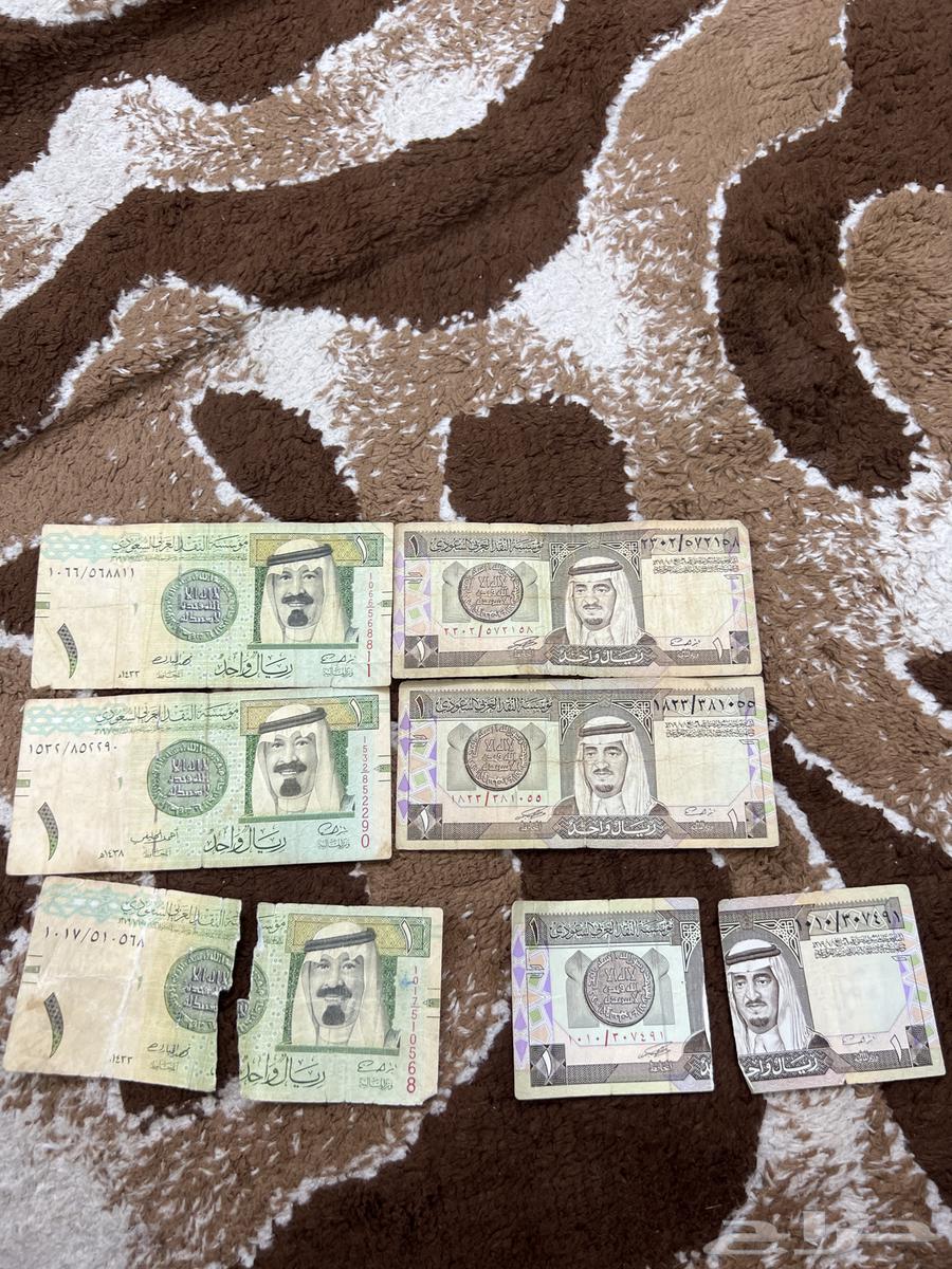 King Fahd's riyals, three, one cut  
King Abdullah's riyals, three, one cut63404510386817110