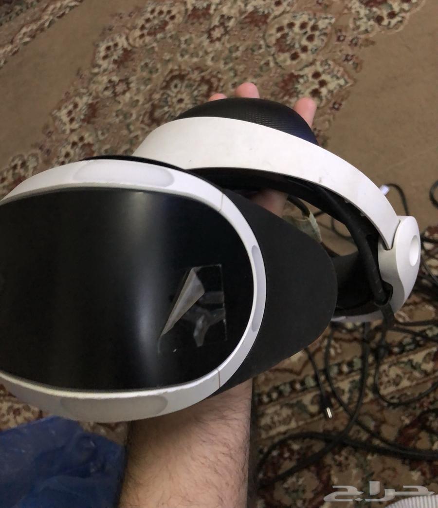 نظارة واقع افتراضي PlayStation VR مع جميع محلقاتها ولعبتين634068161940501113