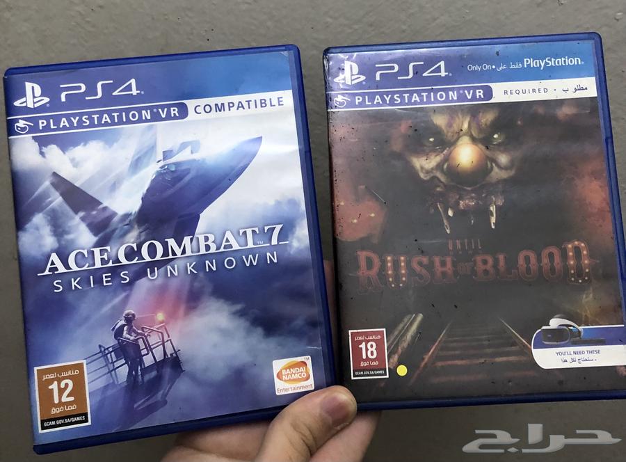 نظارة واقع افتراضي PlayStation VR مع جميع محلقاتها ولعبتين63406816194050114