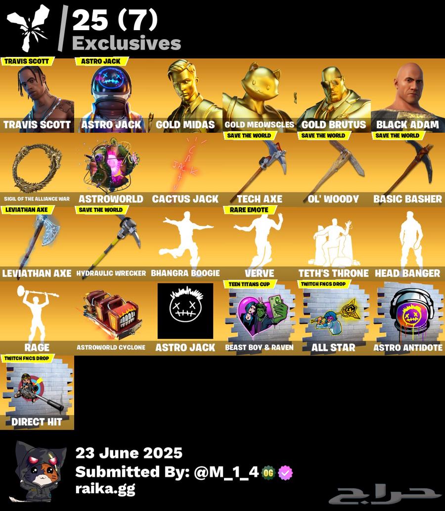 حساب فورت نايت ترافس سكوت اساسي مضمون63402094403459113