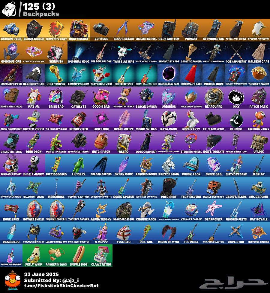 حساب فورت نايت قوي ونادر للبيع63401010630273111