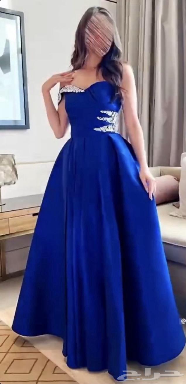 Elegant blue dress for occasions634021334161951123